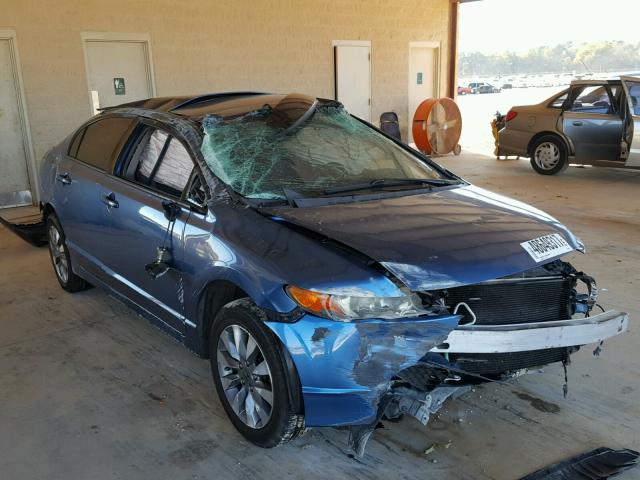 2HGFA16859H324548 - 2009 HONDA CIVIC EX ლურჯი ფოტო 1