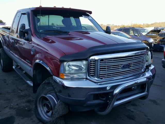 1FTNX21F92EA07826 - 2002 FORD F250 SUPER RED photo 1