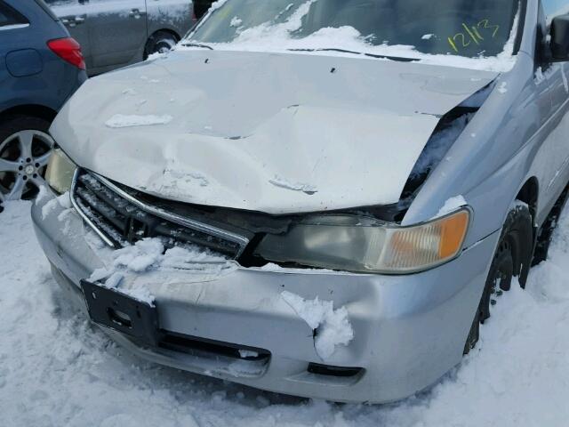 2HKRL18582H004260 - 2002 HONDA ODYSSEY LX SILVER photo 9