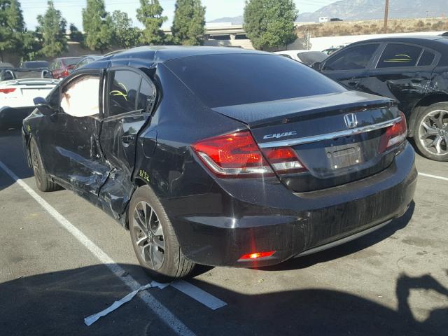 19XFB2F81FE246780 - 2015 HONDA CIVIC EX შავი ფოტო 3