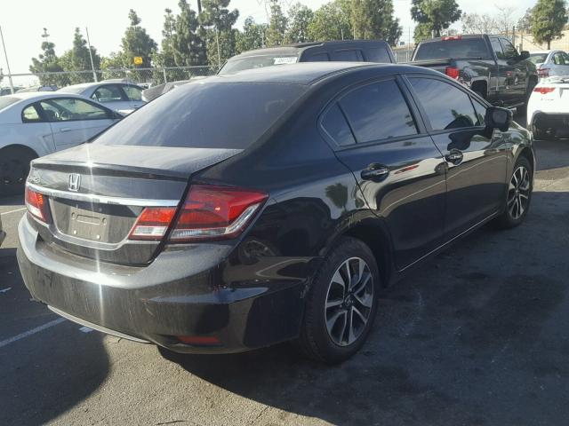 19XFB2F81FE246780 - 2015 HONDA CIVIC EX BLACK photo 4