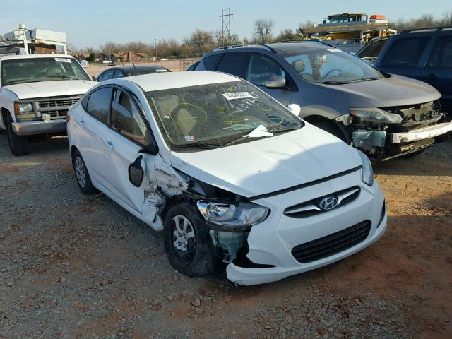 KMHCT4AEXCU218316 - 2012 HYUNDAI ACCENT GLS WHITE photo 1