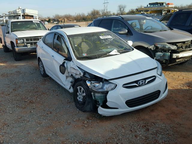 KMHCT4AEXCU218316 - 2012 HYUNDAI ACCENT GLS WHITE photo 9