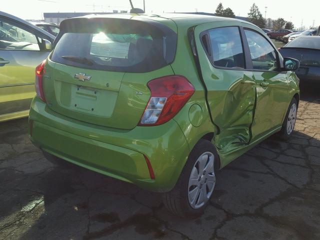 KL8CB6SA5GC624992 - 2016 CHEVROLET SPARK LS GREEN photo 4