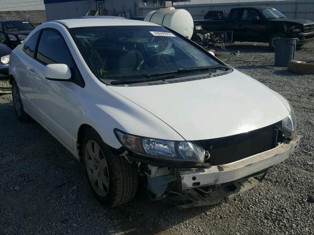 2HGFG12629H500135 - 2009 HONDA CIVIC LX WHITE photo 1