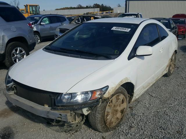 2HGFG12629H500135 - 2009 HONDA CIVIC LX WHITE photo 2