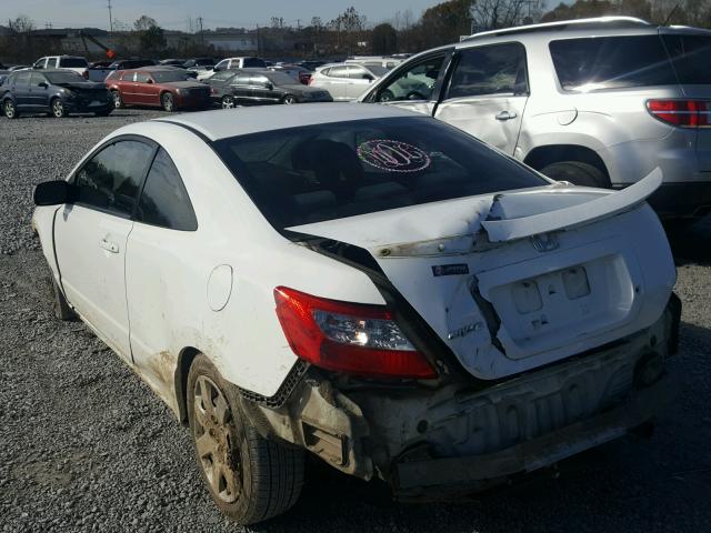 2HGFG12629H500135 - 2009 HONDA CIVIC LX WHITE photo 3