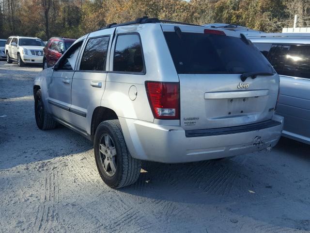 1J8HS48P57C552617 - 2007 JEEP GRAND CHER SILVER photo 3