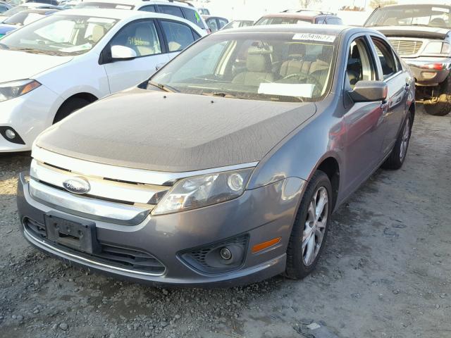 3FAHP0HG5CR367325 - 2012 FORD FUSION SE CHARCOAL photo 2