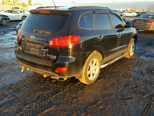5NMSH73E08H219926 - 2008 HYUNDAI SANTA FE S 黑色 照片 4