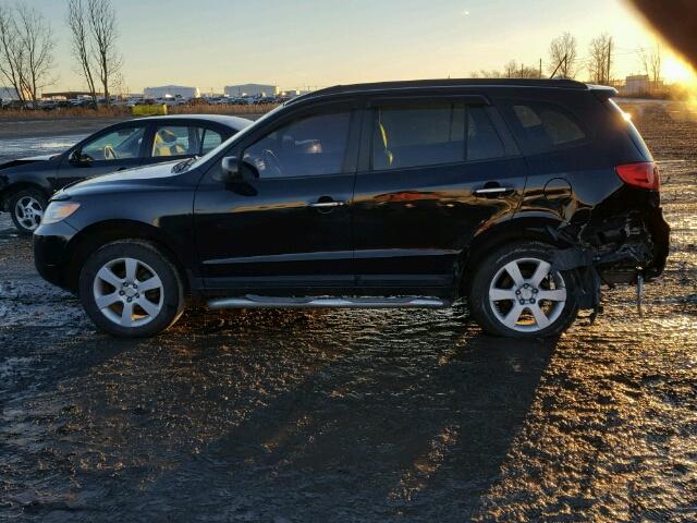 5NMSH73E08H219926 - 2008 HYUNDAI SANTA FE S BLACK photo 9