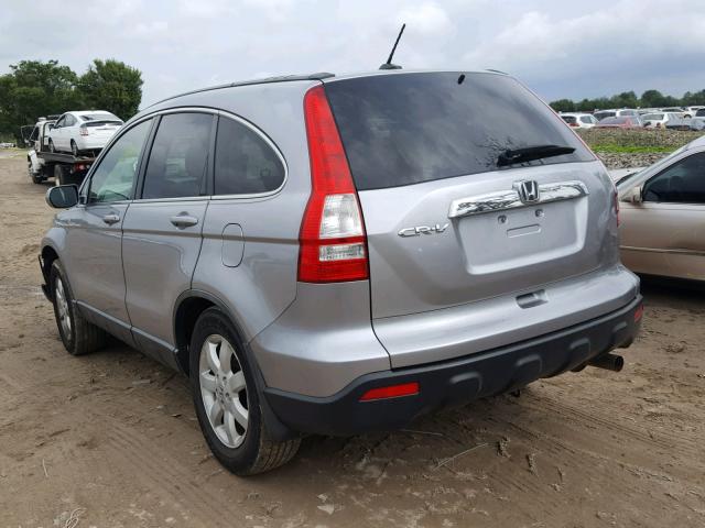 JHLRE38788C041825 - 2008 HONDA CR-V EXL SILVER photo 3