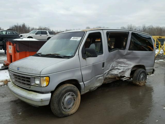 1FTEE14Y5NHA53170 - 1992 FORD ECONOLINE GRAY photo 2