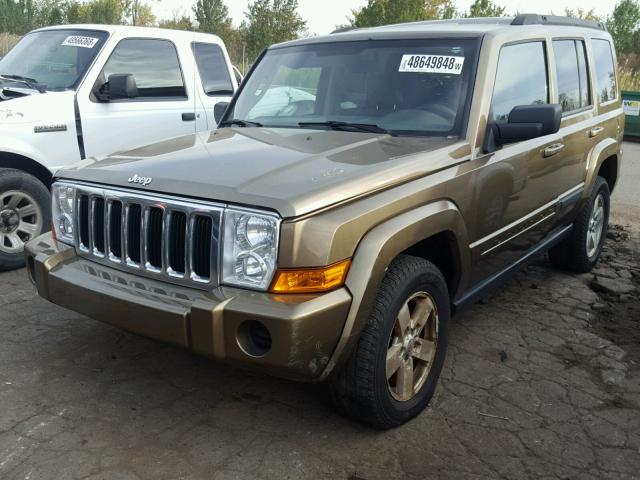 1J8HG48K68C230706 - 2008 JEEP COMMANDER GREEN photo 2