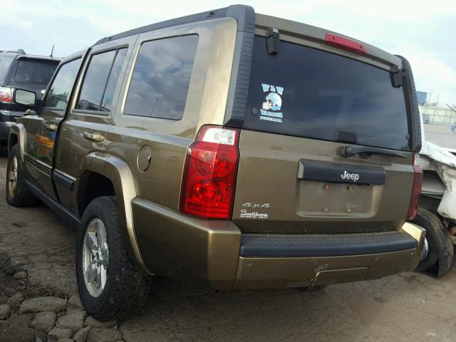 1J8HG48K68C230706 - 2008 JEEP COMMANDER GREEN photo 3