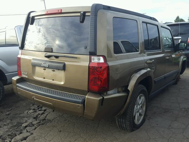 1J8HG48K68C230706 - 2008 JEEP COMMANDER GREEN photo 4