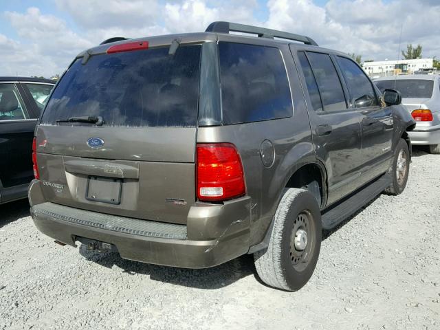 1FMZU63K35UB12234 - 2005 FORD EXPLORER X GRAY photo 4