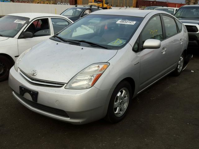 JTDKB20U987773702 - 2008 TOYOTA PRIUS SILVER photo 2