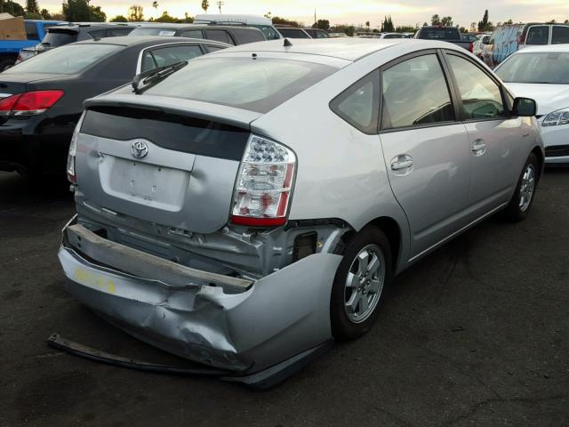 JTDKB20U987773702 - 2008 TOYOTA PRIUS SILVER photo 4