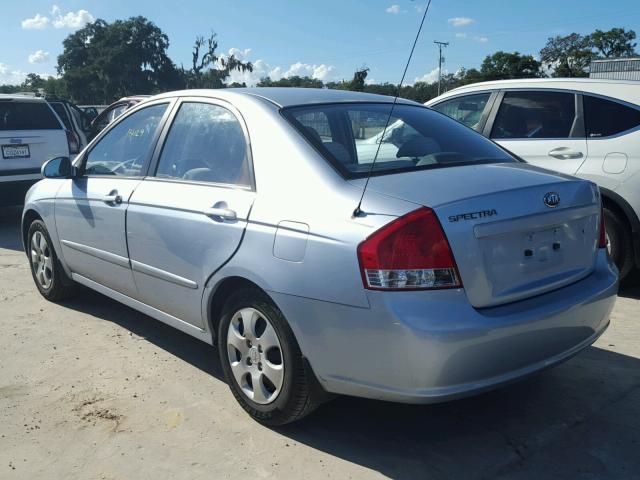 KNAFE121685500229 - 2008 KIA SPECTRA EX BLUE photo 3