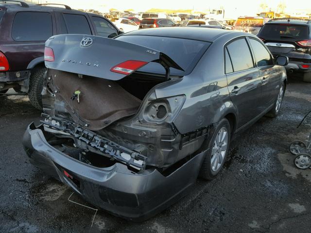 4T1BK36B57U175789 - 2007 TOYOTA AVALON XL GRAY photo 4