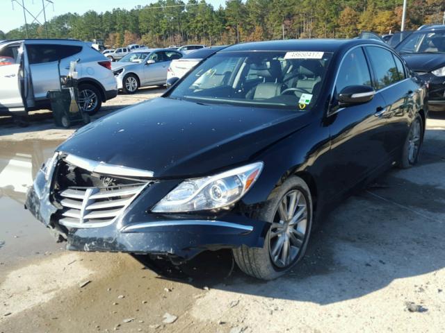 KMHGC4DD3DU246951 - 2013 HYUNDAI GENESIS 3. BLACK photo 2