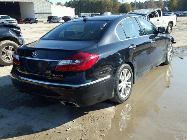 KMHGC4DD3DU246951 - 2013 HYUNDAI GENESIS 3. BLACK photo 4