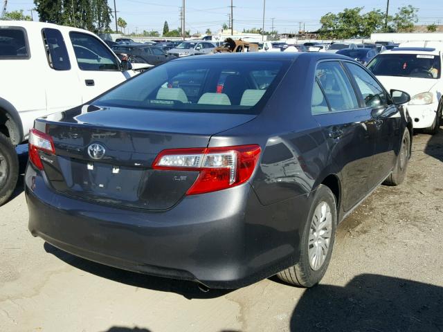 4T4BF1FKXER385574 - 2014 TOYOTA CAMRY L 灰色 照片 4
