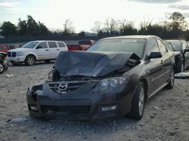 JM1BK323471707585 - 2007 MAZDA 3 S BLACK photo 2