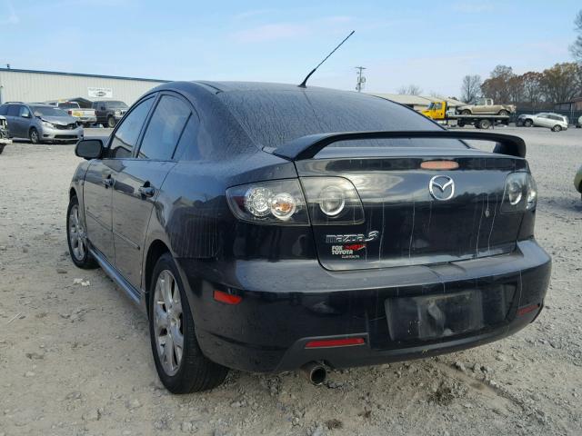 JM1BK323471707585 - 2007 MAZDA 3 S BLACK photo 3