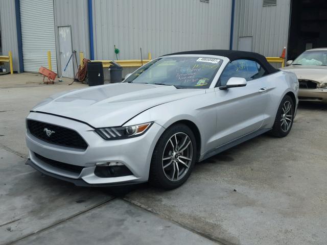 1FATP8UH1G5318770 - 2016 FORD MUSTANG SILVER photo 2