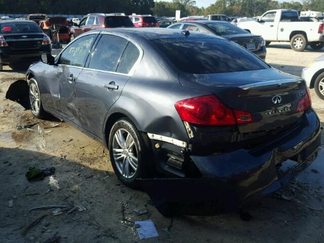 JN1CV6AR7CM975142 - 2012 INFINITI G37 GRAY photo 3