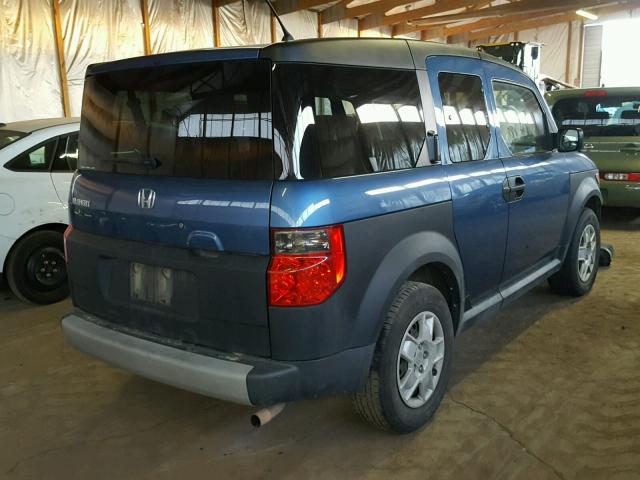 5J6YH28358L016009 - 2008 HONDA ELEMENT LX BLUE photo 4