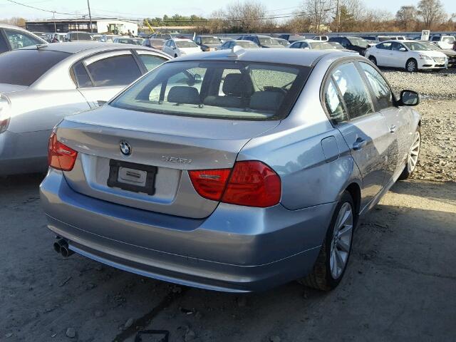 WBAPH5C55BA441726 - 2011 BMW 328 I SULE BLUE photo 4