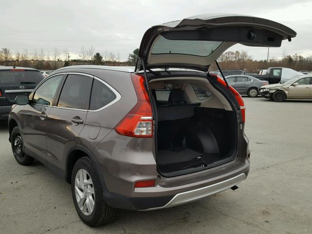 5J6RM4H75FL087786 - 2015 HONDA CR-V EXL GRAY photo 3