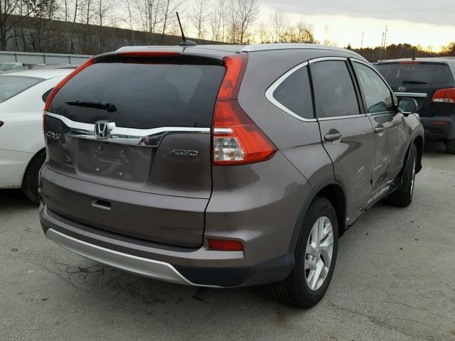 5J6RM4H75FL087786 - 2015 HONDA CR-V EXL GRAY photo 4