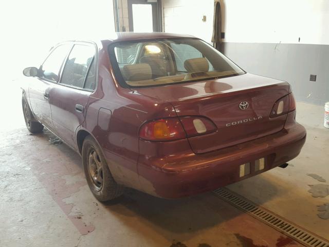 2T1BR12EXXC123348 - 1999 TOYOTA COROLLA VE RED photo 3