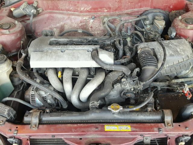 2T1BR12EXXC123348 - 1999 TOYOTA COROLLA VE RED photo 7