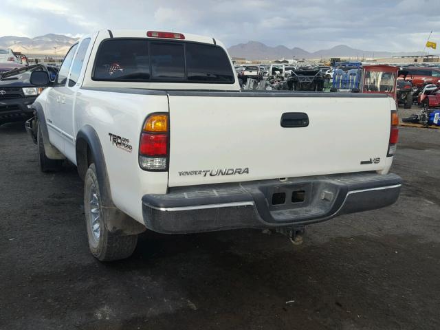 5TBRT34152S253522 - 2002 TOYOTA TUNDRA ACC WHITE photo 3