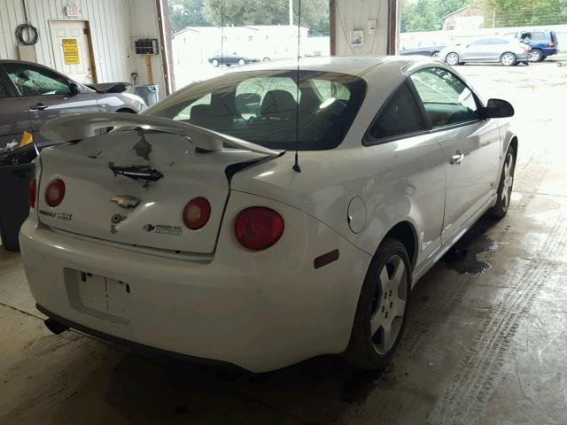 1G1AM15B267790015 - 2006 CHEVROLET COBALT SS WHITE photo 4