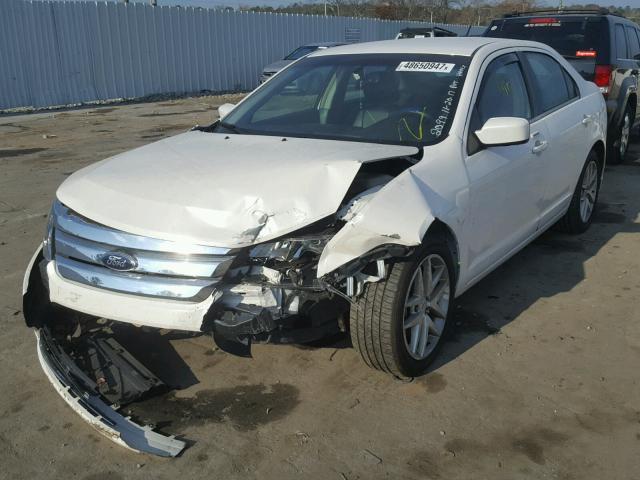 3FAHP0JG5BR252099 - 2011 FORD FUSION SEL WHITE photo 2