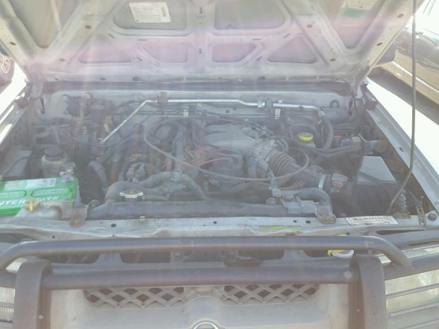 5N1ED28Y01C562136 - 2001 NISSAN XTERRA XE GRAY photo 7