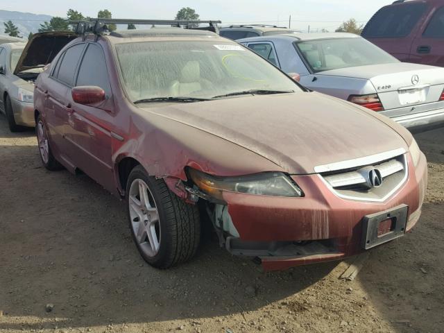 19UUA66274A076035 - 2004 ACURA TL BURGUNDY photo 1