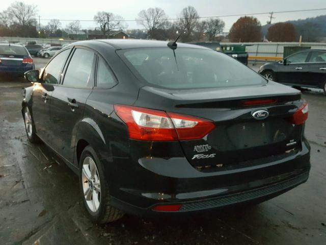 1FADP3F2XEL177299 - 2014 FORD FOCUS SE BLACK photo 3