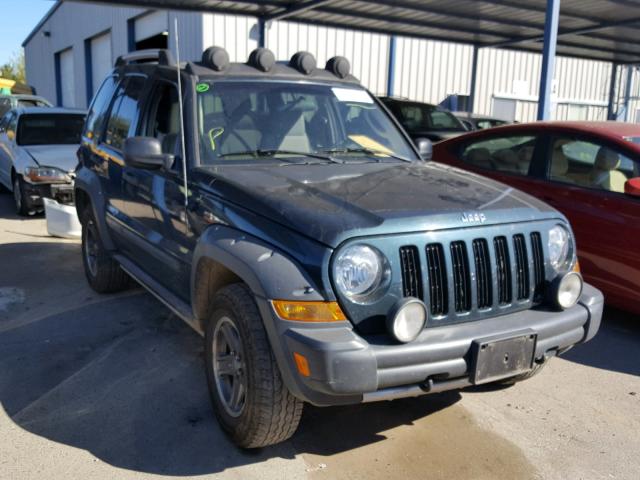 1J4GL38K95W582109 - 2005 JEEP LIBERTY RE GREEN photo 1