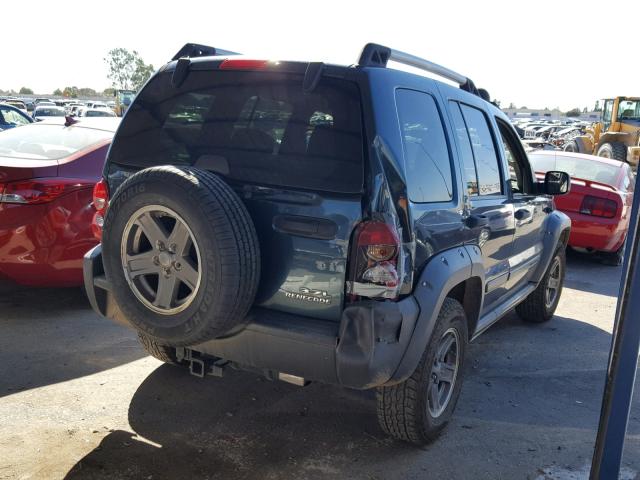 1J4GL38K95W582109 - 2005 JEEP LIBERTY RE GREEN photo 4