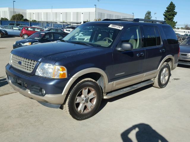 1FMDU74WX5ZA26827 - 2005 FORD EXPLORER E BLUE photo 2