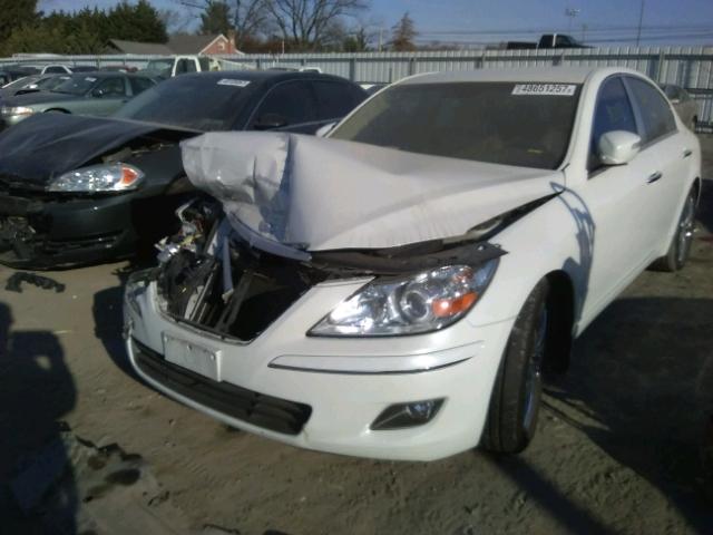 KMHGC4DEXBU112766 - 2011 HYUNDAI GENESIS 3. WHITE photo 2