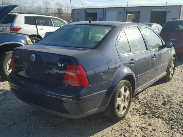 3VWSE69M62M020768 - 2002 VOLKSWAGEN JETTA GLS BLUE photo 4