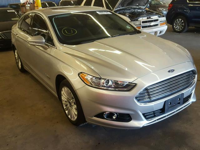 3FA6P0SU9ER329489 - 2014 FORD FUSION TIT SILVER photo 1